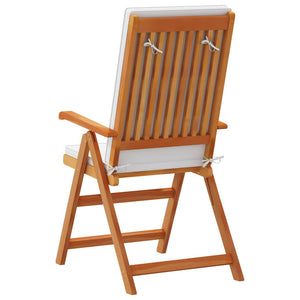 Gartenstühle 8er Set Braun/Weiß