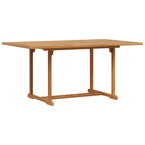 vidaXL Salon de jardin 7 pcs Bois d'acacia massif Naturel