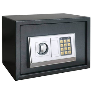 Digitaler Safe mit Schloss, Dunkelgrau