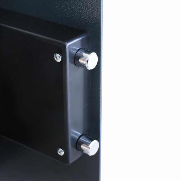 Digitaler Safe mit Schloss Dunkelgrau