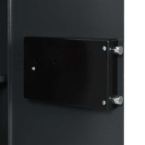 Digitaler Safe mit Schloss, Dunkelgrau