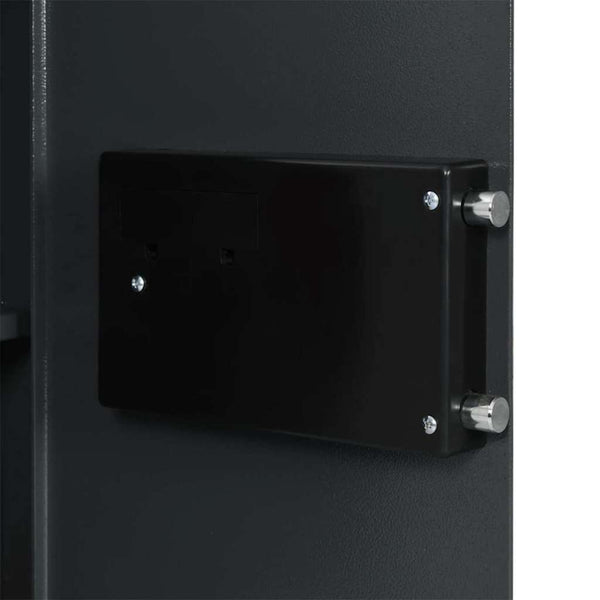 Digitaler Safe mit Schloss, Dunkelgrau
