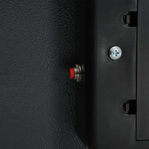 Digitaler Safe mit Schloss, Dunkelgrau