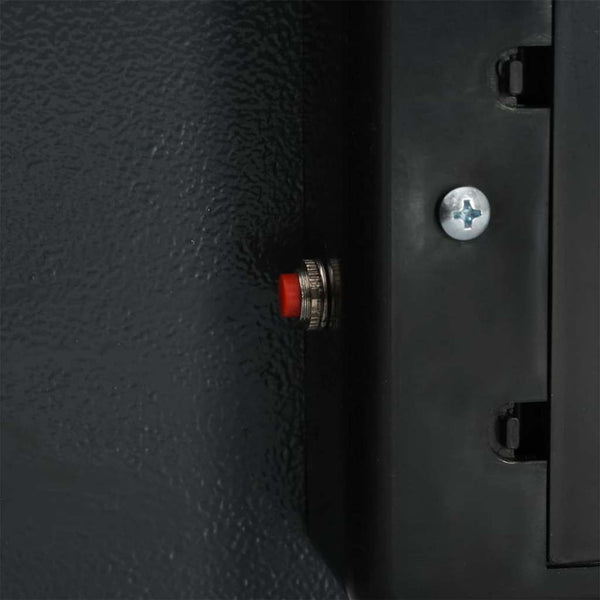 Digitaler Safe mit Schloss, Dunkelgrau
