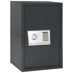 Digitaler Safe mit Schloss, Dunkelgrau