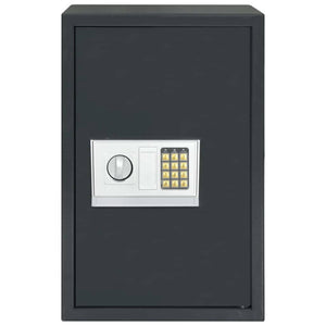 Digitaler Safe mit Schloss, Dunkelgrau