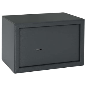 Safe Box mit Schloss, Dunkelgrau