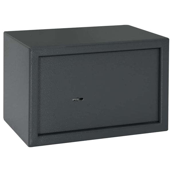 Safe Box mit Schloss, Dunkelgrau