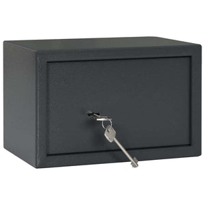 Safe Box mit Schloss, Dunkelgrau