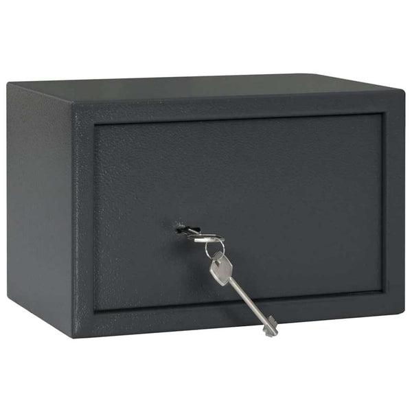 Safe Box mit Schloss, Dunkelgrau
