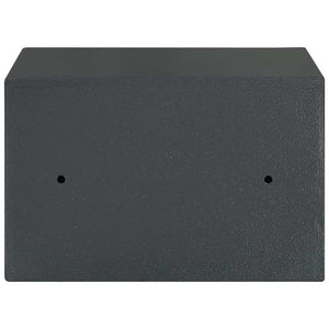 Safe Box mit Schloss, Dunkelgrau