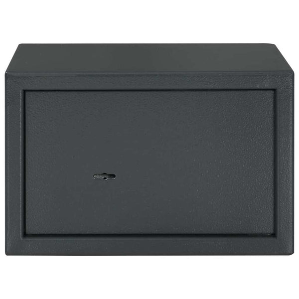 Safe Box mit Schloss, Dunkelgrau