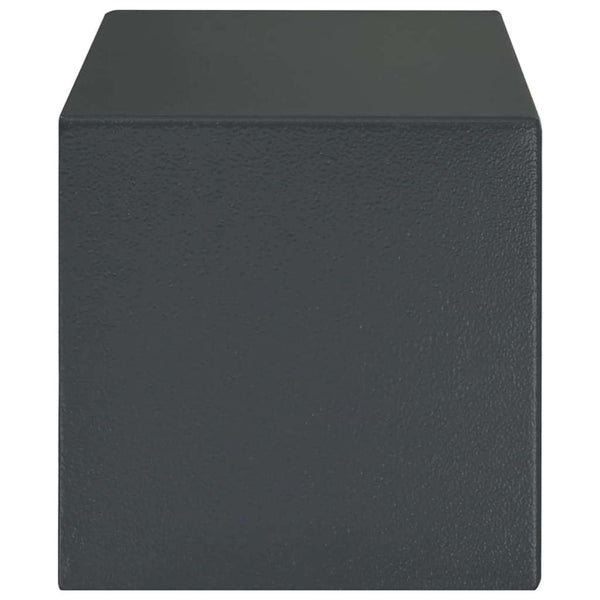 Safe Box mit Schloss, Dunkelgrau