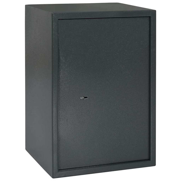 Stahl Safe Box mit Schloss Dunkelgrau