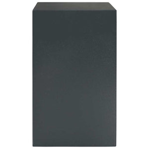 Stahl Safe Box mit Schloss Dunkelgrau