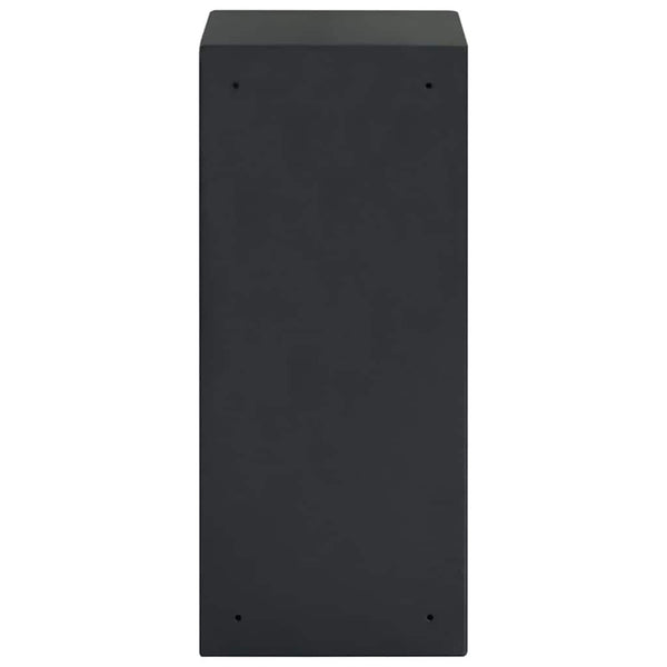 Digitaler Safe mit Schloss Dunkelgrau 80 cm
