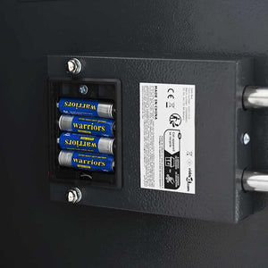 Digitaler Safe mit Schloss Dunkelgrau