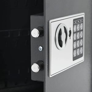 Digitaler Safe mit Schloss Dunkelgrau