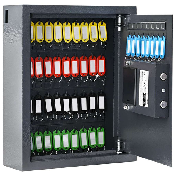 Digitaler Safe mit Schloss Dunkelgrau