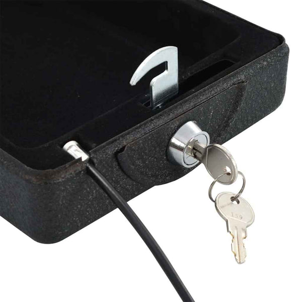Auto Safe mit Schloss Schwarz