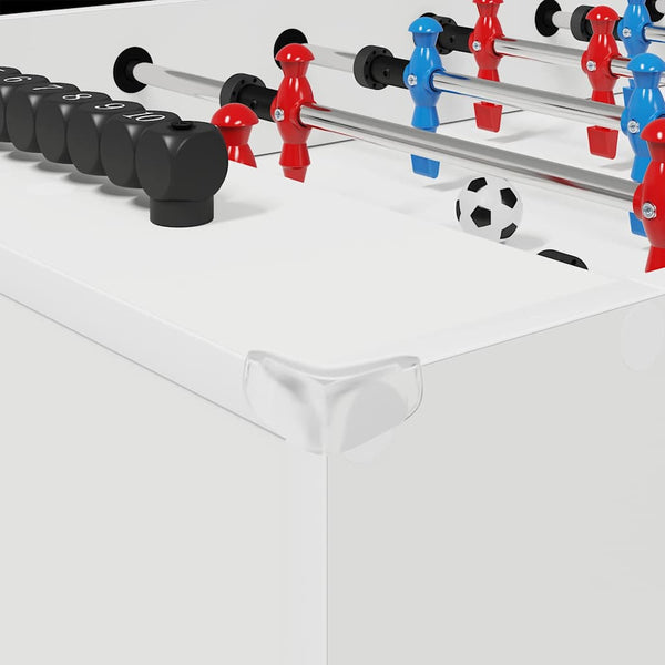 Tischfußballtisch Weiß Holzwerkstoff 125cm
