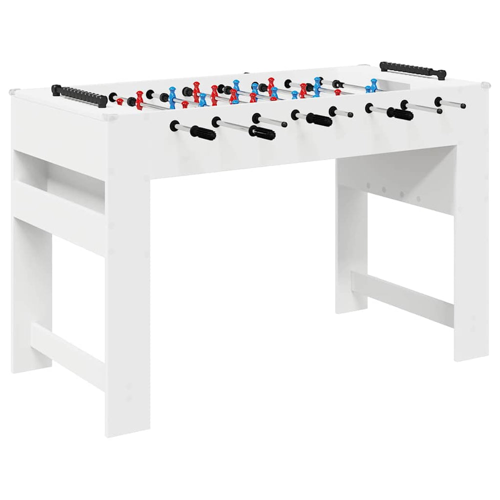 Tischfußballtisch Weiß Holzwerkstoff 125cm