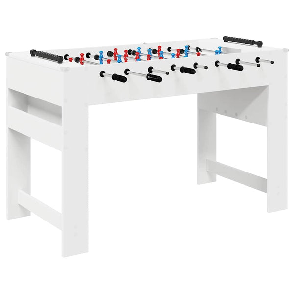 Tischfußballtisch Weiß Holzwerkstoff 125cm