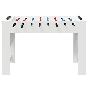 Tischfußballtisch Weiß Holzwerkstoff 125cm