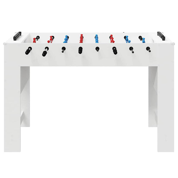 Tischfußballtisch Weiß Holzwerkstoff 125cm