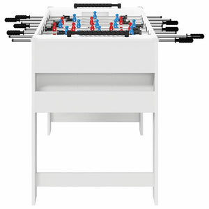 Tischfußballtisch Weiß Holzwerkstoff 125cm