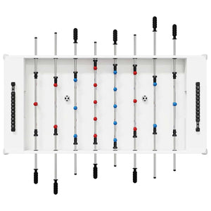 Tischfußballtisch Weiß Holzwerkstoff 125cm