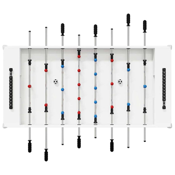 Tischfußballtisch Weiß Holzwerkstoff 125cm