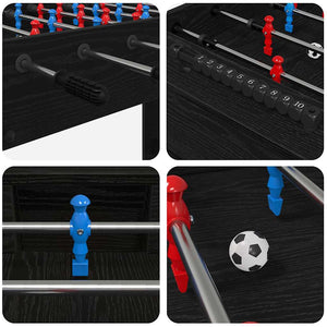 Tischfußballtisch Schwarze Eiche 125 cm