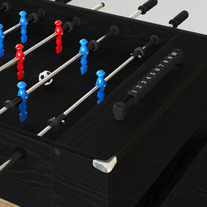 Tischfußballtisch Schwarze Eiche 125 cm