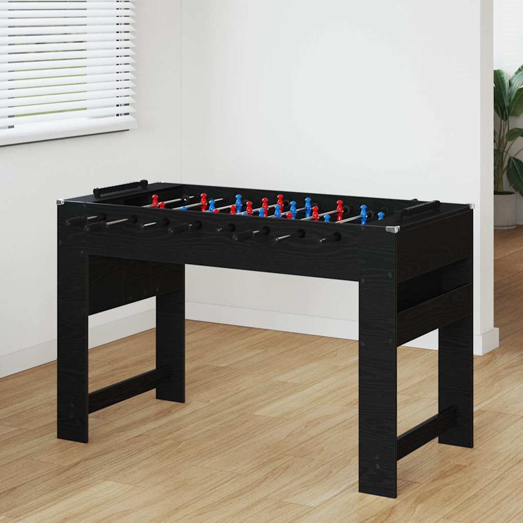 Tischfußballtisch Schwarze Eiche 125 cm