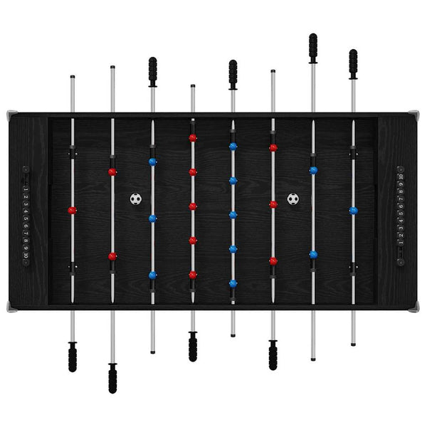 Tischfußballtisch Schwarze Eiche 125 cm