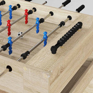 Tischfußballtisch Sonoma-Eiche 125 cm