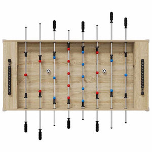 Tischfußballtisch Sonoma-Eiche 125 cm