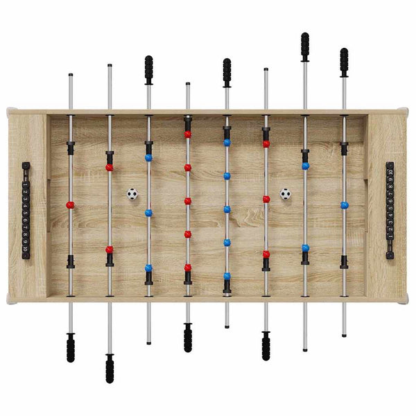 Tischfußballtisch Sonoma-Eiche 125 cm