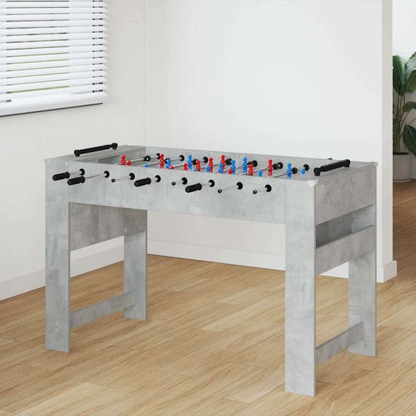 Tischfußballtisch Betongrau 125 cm