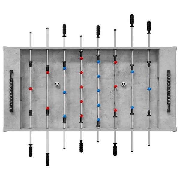 Tischfußballtisch Betongrau 125 cm