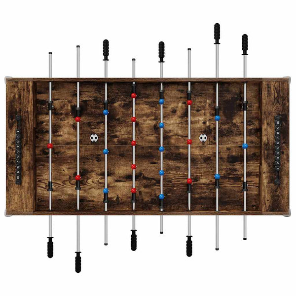 Tischfußballtisch Geräucherte Eiche 125 cm