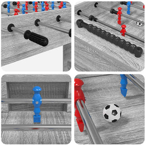 Tischfußballtisch Graues Sonoma 125 cm