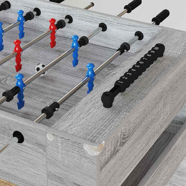Tischfußballtisch Graues Sonoma 125 cm
