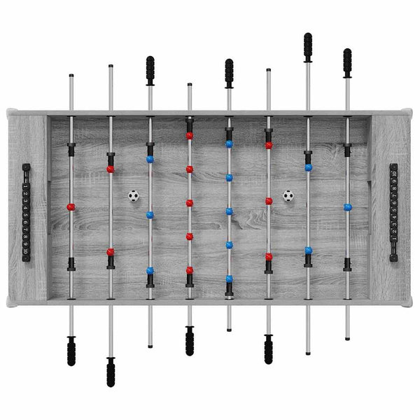 Tischfußballtisch Graues Sonoma 125 cm