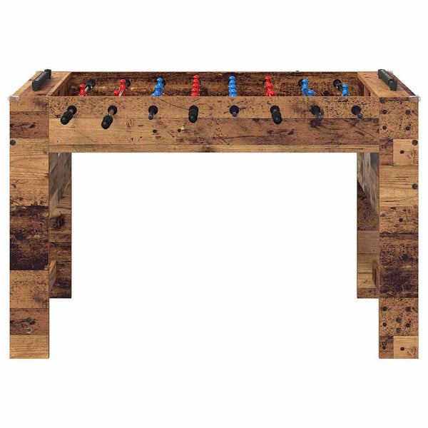 vidaXL Baby-foot en bois de récupération 125 x 60,5 x 80 cm en bois d'ingénierie