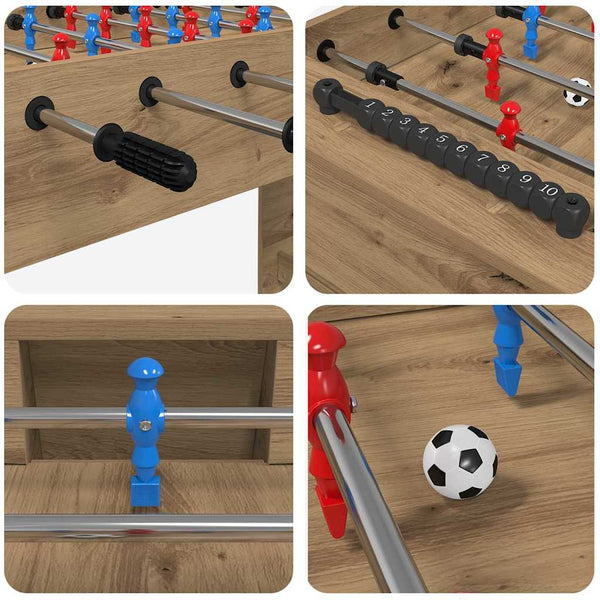 Tischfußballtisch Artisan-Eiche 125 cm