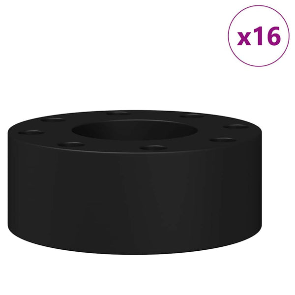 Tischfußball Bumper Schwarz 16er Set
