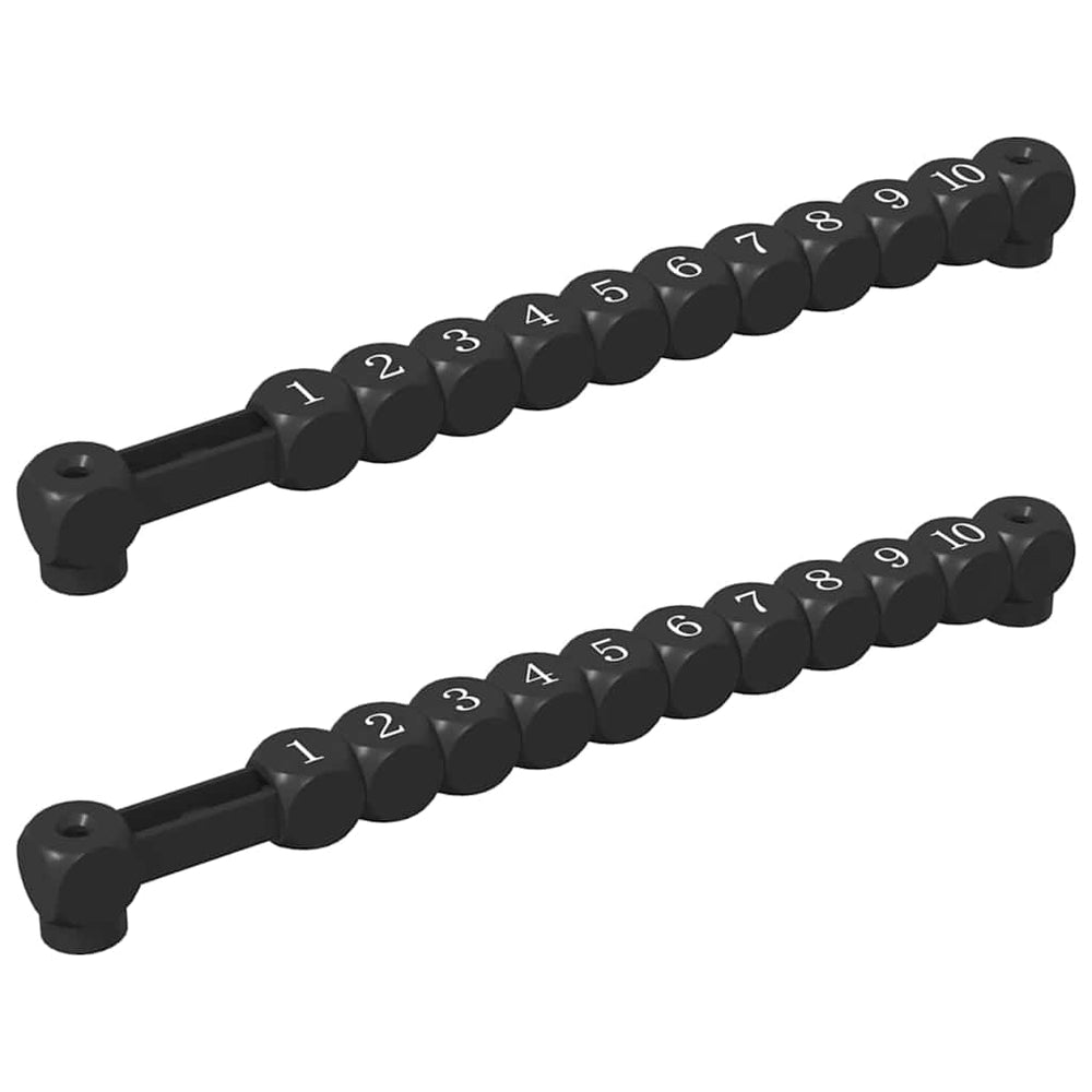 Tischfußball Zähler Schwarz 2er Set