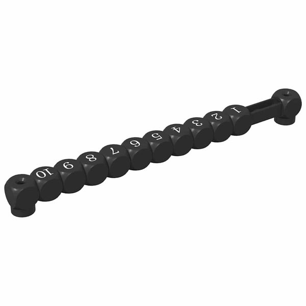 Tischfußball Zähler Schwarz 2er Set